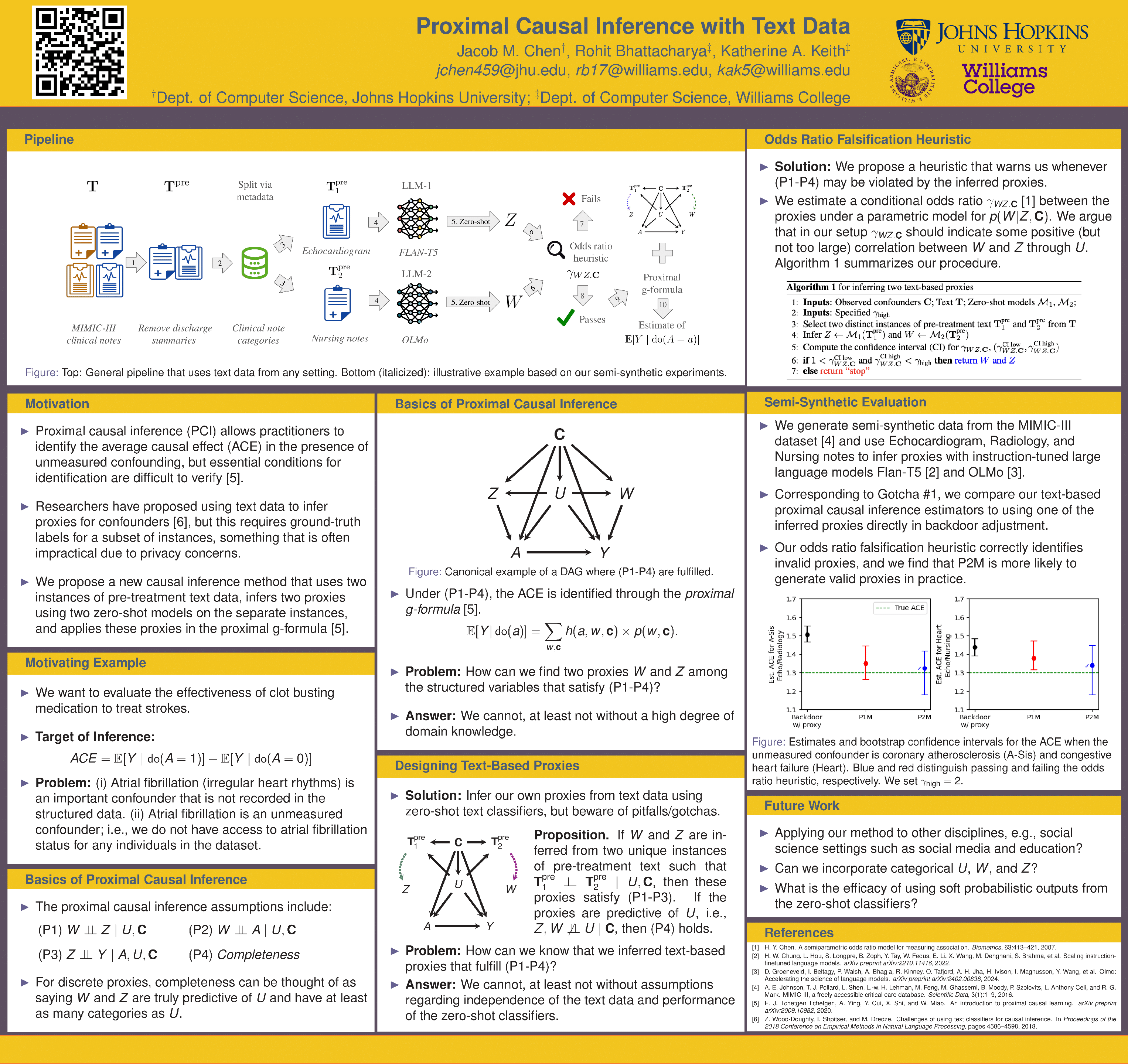 NeurIPS Poster Proximal Causal Inference With Text Data